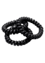 Matte Black Coiler Hair Ties [ 3 Pack ]