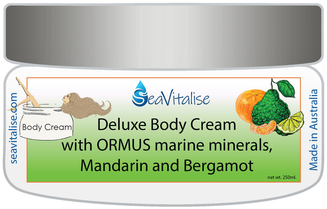 New! Deluxe Mandarin and Bergamot Body Cream 250g